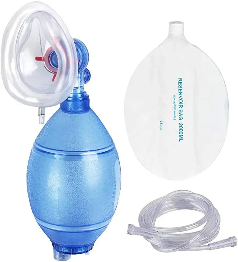 Manuel de Premiers Secours – Ambu Bag PVC Manuel pour Adulte/Enfant/Nourrisson avec Réservoir (2000ml/1600ml) Ma boutique