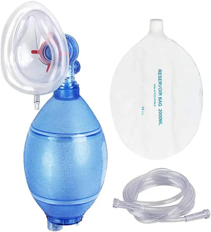 Manuel de Premiers Secours – Ambu Bag PVC Manuel pour Adulte/Enfant/Nourrisson avec Réservoir (2000ml/1600ml) Ma boutique