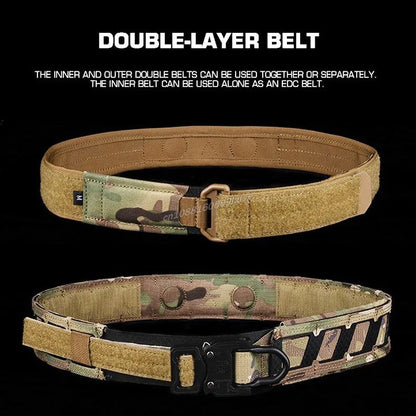 Ceinture Tactique Magnétique EDC - Ceinture de Combat à Libération Rapide pour Airsoft, CCW, Chasse et Utilisation Extérieure BLACKBEARD OUTDOOR INDUSTRIES