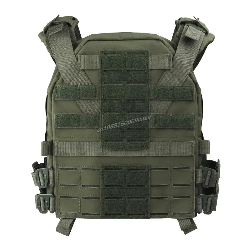 Gilet Tactique KZ Plate Carrier - Profil Bas, Léger, Ajustable, avec MOLLE et Système de Libération Rapide – Gilet de Combat pour Airsoft et Chasse - BLACKBEARD OUTDOOR INDUSTRIES