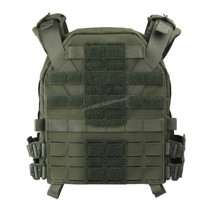 Gilet Tactique KZ Plate Carrier - Profil Bas, Léger, Ajustable, avec MOLLE et Système de Libération Rapide – Gilet de Combat pour Airsoft et Chasse - BLACKBEARD OUTDOOR INDUSTRIES
