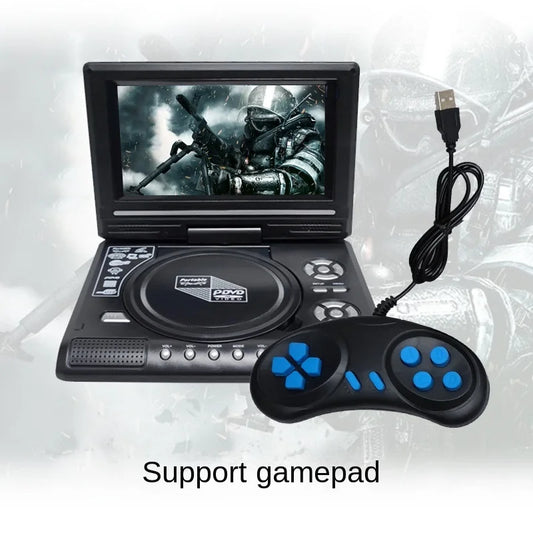 Lecteur DVD Portable 7,8" – TV/FM/USB/Jeux – DIXSG DVD-225 – Écran Rotatif 270° – Prise EU - BLACKBEARD OUTDOOR INDUSTRIES