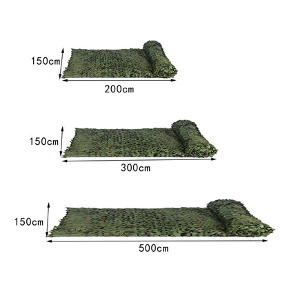 Filet de Camouflage - Filet de Camouflage pour Chasse, Tente de Jardin, Awnings de Voiture, Plusieurs Couleurs (Blanc, Bleu, Vert, Noir, Jungle, Désert) - BLACKBEARD OUTDOOR INDUSTRIES