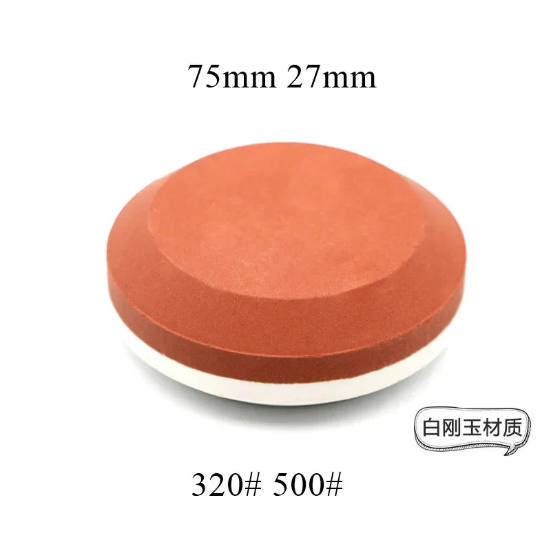 Pierre à Aiguiser Double Face – Whetstone Rond pour Couteaux, Haches, Machettes, Pelles et Outils Extérieurs - BLACKBEARD OUTDOOR INDUSTRIES