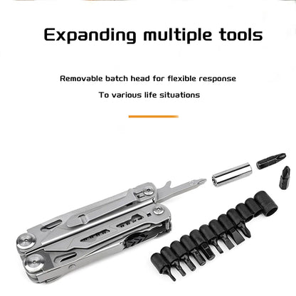Outdoor Camping Multi Tools Folding Survival Gear Plier Knife Wire Stripper Outdoor Mini Portable Hand Tools Knife, Scissors ﻿ BLACKBEARD OUTDOOR INDUSTRIES