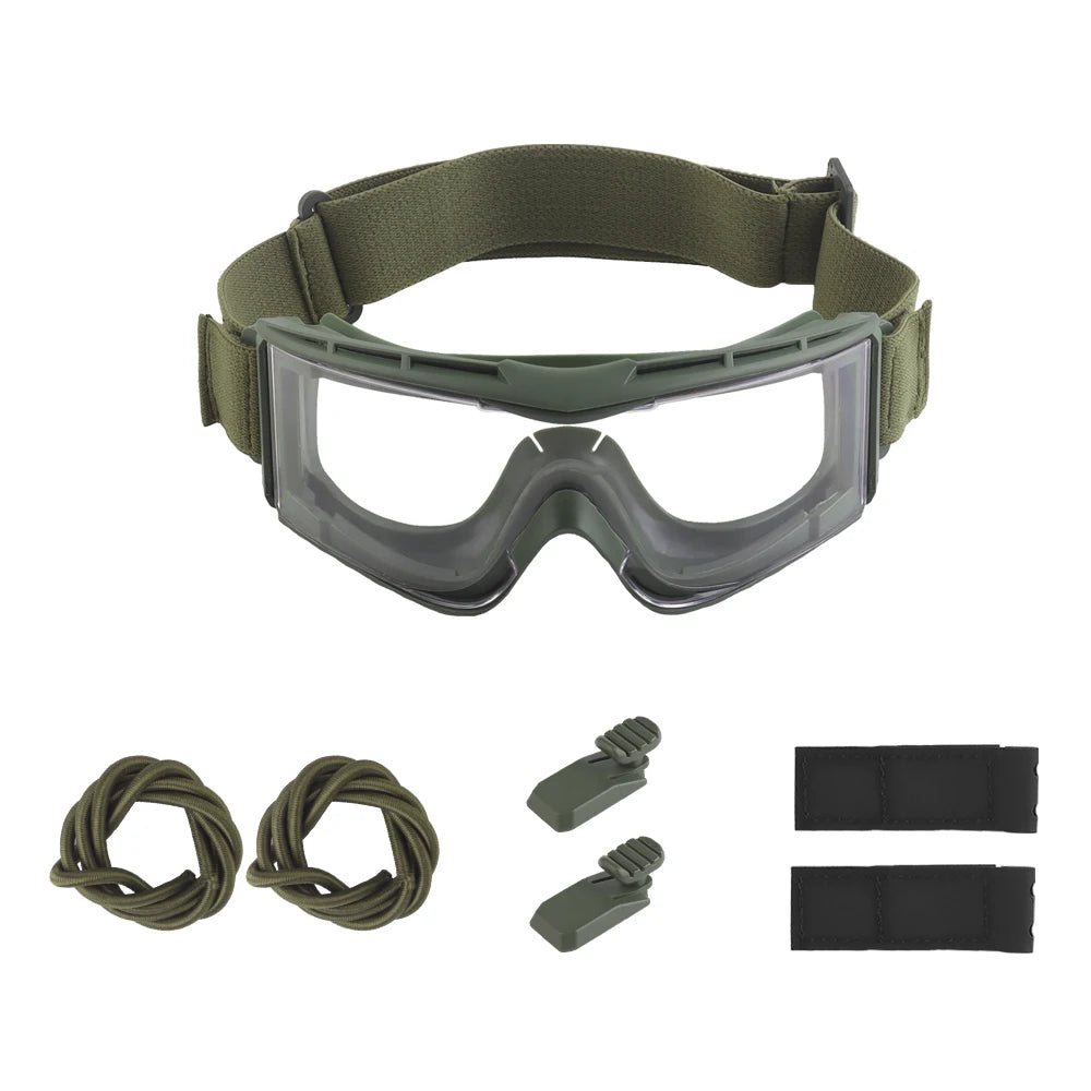 Lunettes Tactiques W810 – Protection Balistique Anti-UV – Antipoussière et Antivent – Pour Airsoft, Moto, Ski, Randonnée et Tir - BLACKBEARD OUTDOOR INDUSTRIES