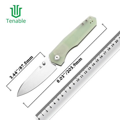 Tenable Pocket Knife Beaver T1105V – Couteau Pliant EDC Haut de Gamme par Kim Ning - BLACKBEARD OUTDOOR INDUSTRIES
