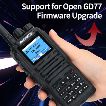 Talkie Walkie Baofeng DMR DM-1701 Digital & Analog - Dual Mode, Haute Performance - BLACKBEARD OUTDOOR INDUSTRIES