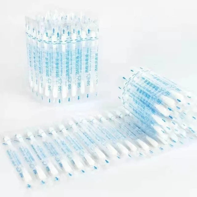Coton-Tiges Médicaux Désinfectants à l’Iode – Usage Unique – Paquet de 50 pcs - BLACKBEARD OUTDOOR INDUSTRIES