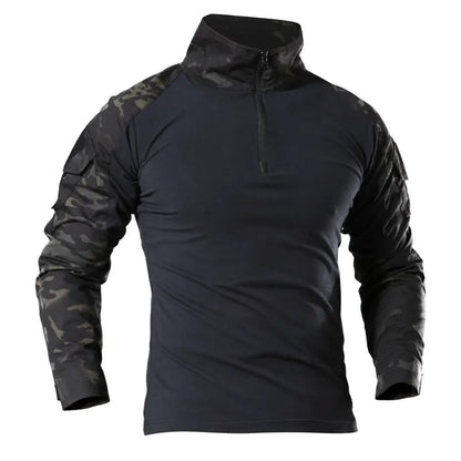 🪖 Chemise de Combat Camouflage Homme – TOMITANY Airsoft | Paintball | Randonnée | Tactique | Manches longues - BLACKBEARD OUTDOOR INDUSTRIES