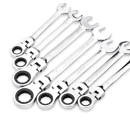 Clé à Cliquet Flexible 72 Dents en Acier Chrome Vanadium – 6 à 27 mm - BLACKBEARD OUTDOOR INDUSTRIES