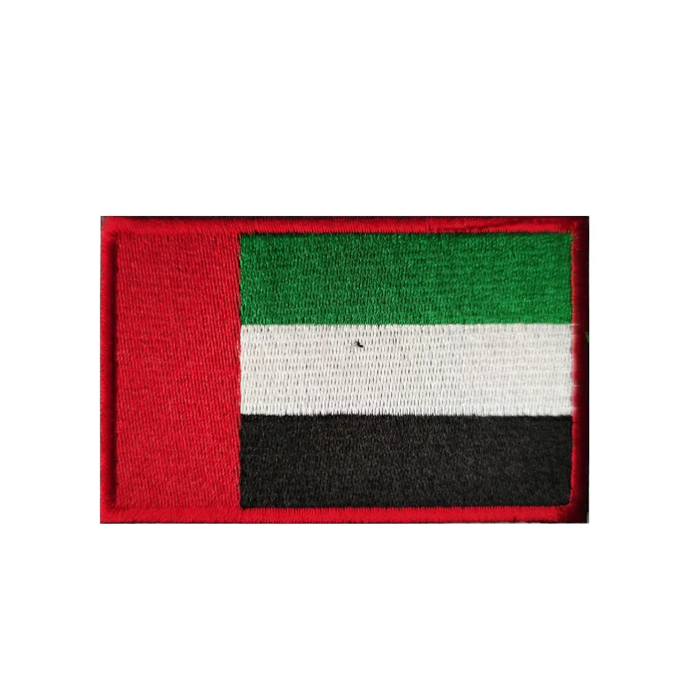 Patch Brodé Drapeau – international | Patch Militaire Tactique Velcro - BLACKBEARD OUTDOOR INDUSTRIES