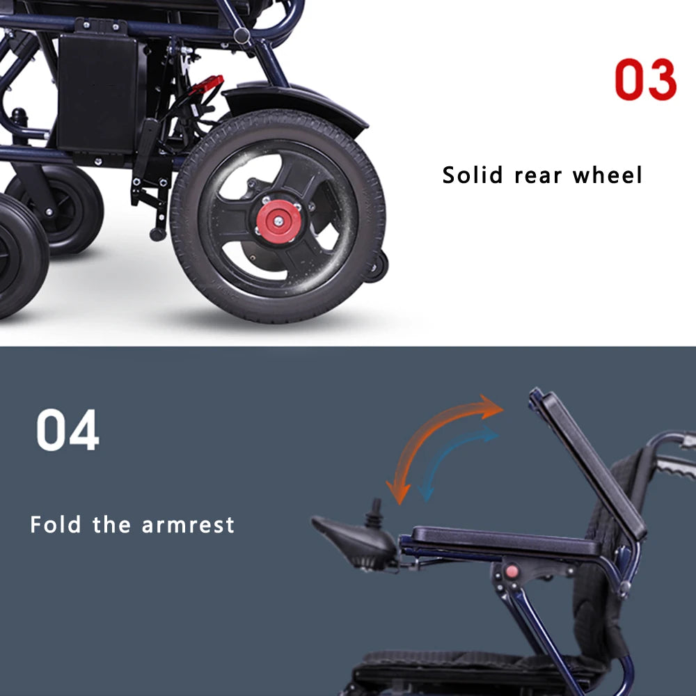 Fauteuil Roulant Électrique Pliable YUXIN TW121 – 500W – Livraison Rapide en UE Ma boutique