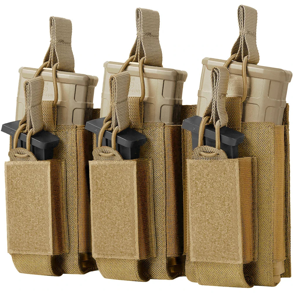 Triple Magazine Pouch Molle Mag Bag – Porte-chargeurs tactique polyvalent - BLACKBEARD OUTDOOR INDUSTRIES
