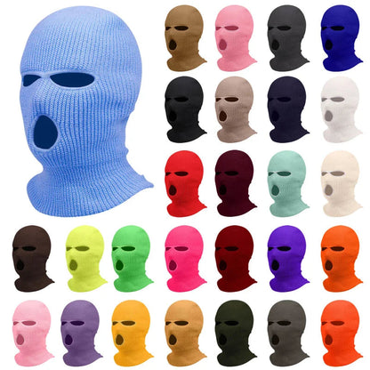 Balaclava cagoule trois trous en fibre acrylique Ma boutique