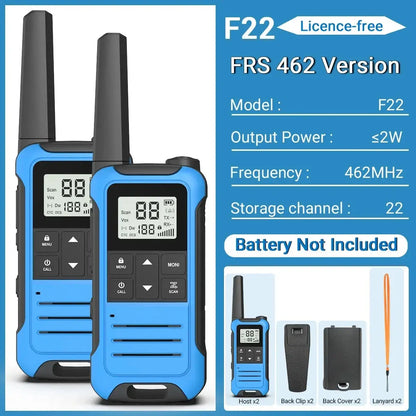 Baofeng F22 - Talkie-Walkie Portable PMR/FRS - Longue Portée et Multifonctions Ma boutique
