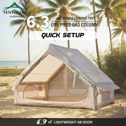 TENTAGON Tente Gonflable Extérieure – 3/4 Personnes | Installation Rapide & Étanche - BLACKBEARD OUTDOOR INDUSTRIES