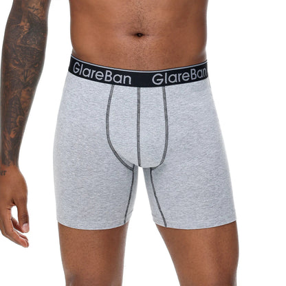 Pack de 4 Boxers Mi-Long pour Hommes - Coton Respirant BLACKBEARD OUTDOOR INDUSTRIES