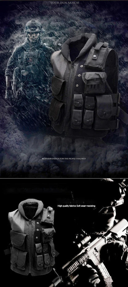 Gilet Tactique d’Intervention Type SWAT / SAS – Modèle Adulte & Enfant Ma boutique