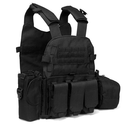 Gilet Porte-Plat en Nylon 600D Camouflage – Gilet de Protection Multifonction pour Chasse et Activités Outdoor - BLACKBEARD OUTDOOR INDUSTRIES