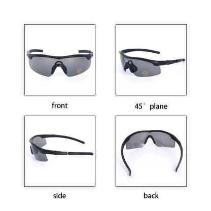 Lunettes Tactiques Militaires 3 Verres HD – Anti-UV, Anti-Choc, Airsoft, Moto, Randonnée - BLACKBEARD OUTDOOR INDUSTRIES