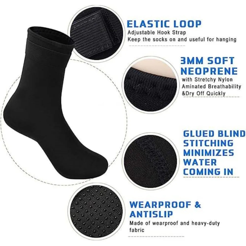 chaussettes en néoprène de 5 mm et chaussures de combinaison de 3 mm Ma boutique