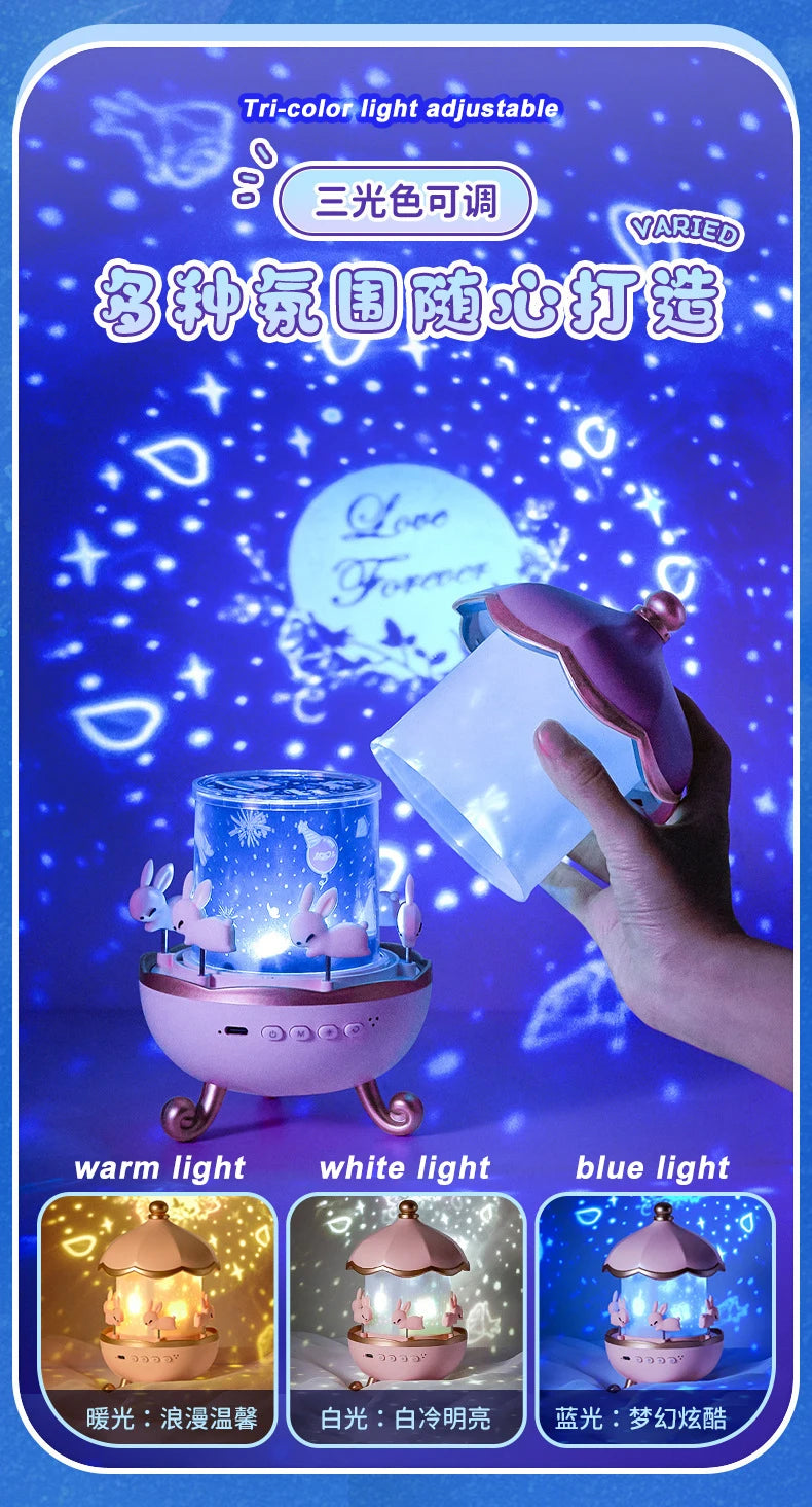 Starry Sky lampe de chevet animée Bluetooth Ma boutique