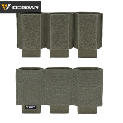 Poche à Chargeurs Tactique 5.56 Triple IDOGEAR – Modèle DOPE avec Fixation Élastique Hook & Loop - Référence 3598 - BLACKBEARD OUTDOOR INDUSTRIES