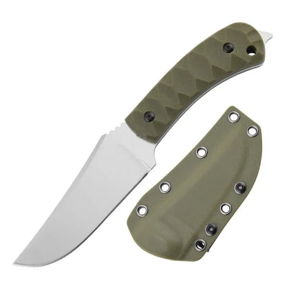 Couteau Droit Extérieur Haute Dureté – LANG DUN Polyvalent, Robuste & Portable – Idéal pour Camping, Survie, EDC, Auto-défense - BLACKBEARD OUTDOOR INDUSTRIES