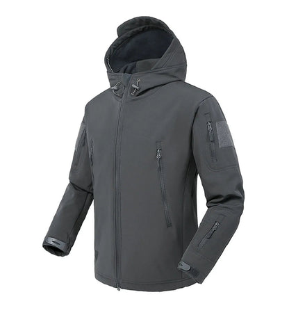 Veste Soft Shell Militaire Shark Skin – Veste Tactique Hommes, Coupe-Vent et Imperméable, Manteau Bomber à Capuche, Veste de Combat Armée pour Homme BLACKBEARD OUTDOOR INDUSTRIES