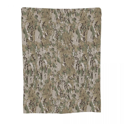 Couverture Multicam en Velours – Plaid Camouflage Militaire Multifonction, Douce et Légère - BLACKBEARD OUTDOOR INDUSTRIES
