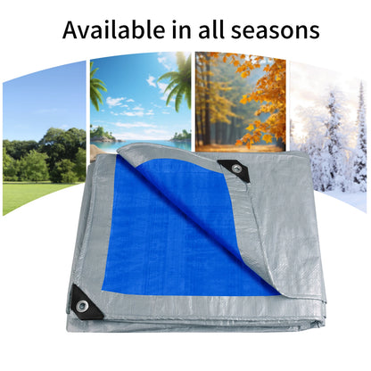 Large Bâche Imperméable pour Camping – Tarp Tente, Abri de Jardin, Protection Pluie & Ombre - BLACKBEARD OUTDOOR INDUSTRIES