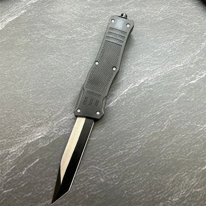 Couteau de Poche Tactique OTF – Lame 440C, Manche ABS – EDC - BLACKBEARD OUTDOOR INDUSTRIES