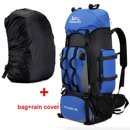Sac à Dos de Randonnée Imperméable 90L – Sac de Voyage et de Camping avec Grande Capacité, Idéal pour Trekking et Aventures Extérieures - BLACKBEARD OUTDOOR INDUSTRIES