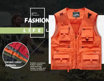 Gilet Homme Multi-Poches en Maille — Modèle 8512 - BLACKBEARD OUTDOOR INDUSTRIES