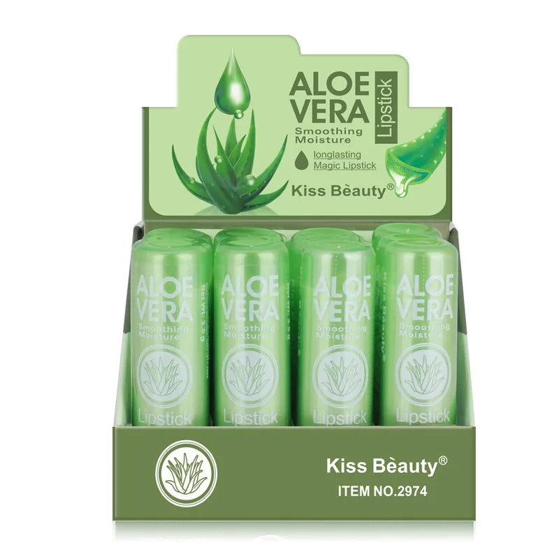 Lot de 12 Baumes à Lèvres Teintés – Aloe Vera & Huiles Naturelles - BLACKBEARD OUTDOOR INDUSTRIES