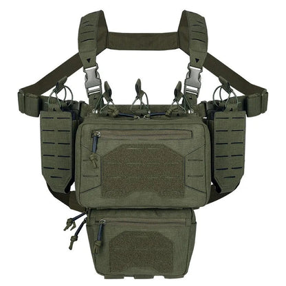YAKEDA Tactical Mini Chest Rig – Laser Cut MOLLE Ma boutique