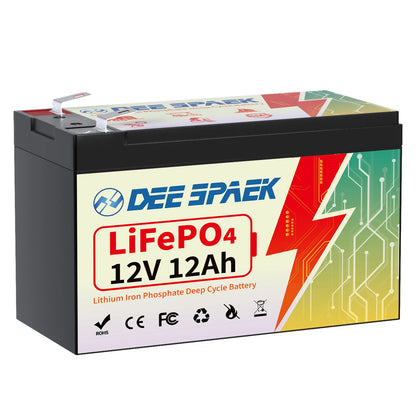 Batterie Lithium Fer Phosphate (LiFePO4) 12V 12Ah avec BMS - BLACKBEARD OUTDOOR INDUSTRIES