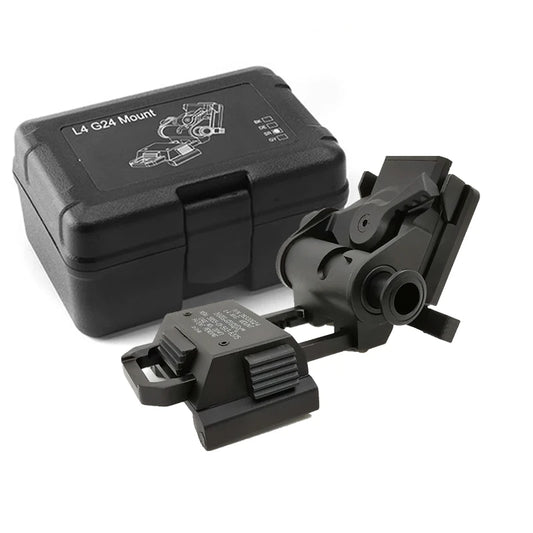 Support Métallique L4 G24 NVG – Montage Wilcox pour Jumelles de Vision Nocturne PVS-15 / PVS-18 / GPNVG-18 - BLACKBEARD OUTDOOR INDUSTRIES