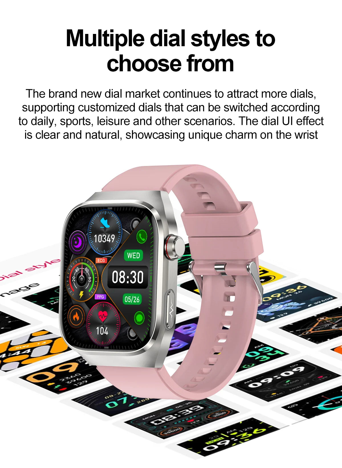 Montre Connectée Homme 2025 – Suivi Santé Avancé ECG+PPG – Surveillance Acide Urique & Lipides – Appels Bluetooth – Écran 2.04” AMOLED – Pour Android & iOS - BLACKBEARD OUTDOOR INDUSTRIES