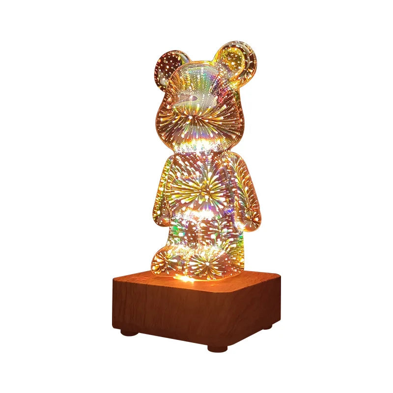 ours LED effet 3D firework Ma boutique