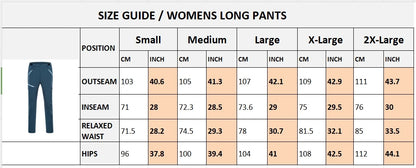 Pantalon de Randonnée Léger pour Femme – Imperméable, Séchage Rapide, Respirant – Idéal pour les Activités de Plein Air, le Voyage et les Aventures - BLACKBEARD OUTDOOR INDUSTRIES