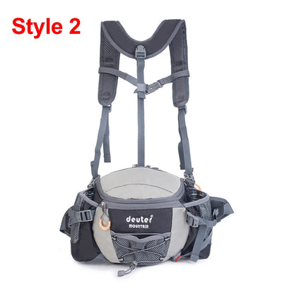 Sac à Taille de Sport Outdoor – Sac à Dos de Cyclisme, Randonnée et Camping avec Porte-bouteilles, Sangle Détachable – Sac Bandoulière Multifonction pour Homme - BLACKBEARD OUTDOOR INDUSTRIES