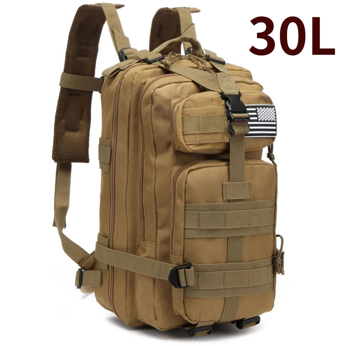 Thuram Sac à Dos Nylon 1000D Imperméable 30L/50L – Trekking, Pêche, Chasse, Camping, Randonnée - BLACKBEARD OUTDOOR INDUSTRIES