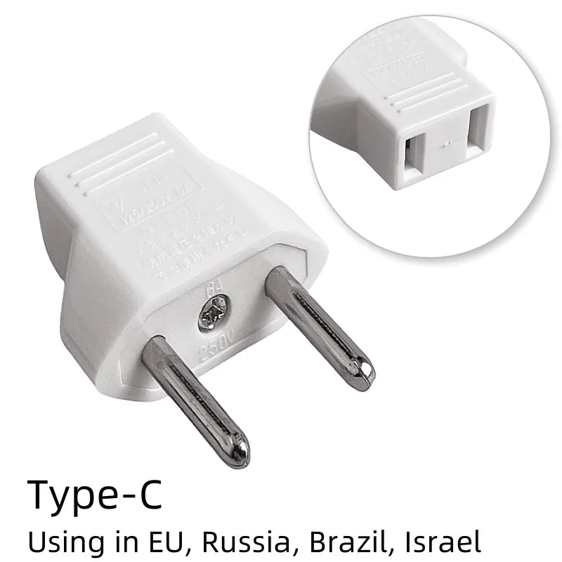 EU Travel Plug Adapter – Convertisseur American CN/US vers EU Euro Power Plug - BLACKBEARD OUTDOOR INDUSTRIES