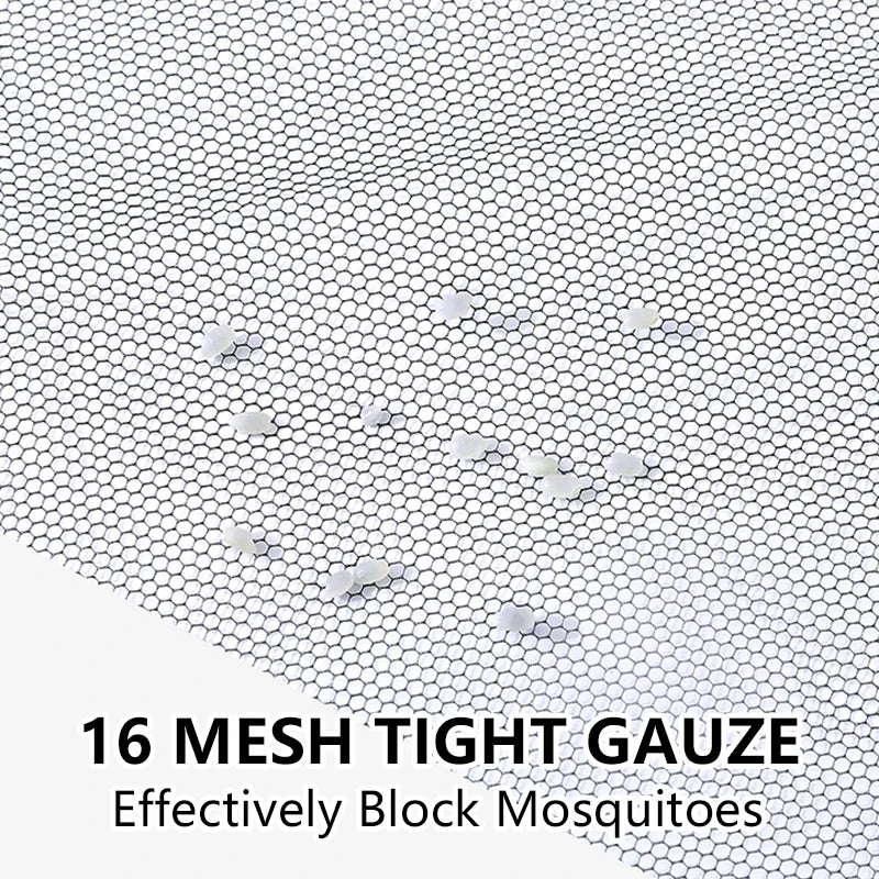 Rideau Anti-Moustiques Auto-adhésif - Filet de Protection Moustiques pour Fenêtre et Porte, DIY, Découpe Libre - BLACKBEARD OUTDOOR INDUSTRIES