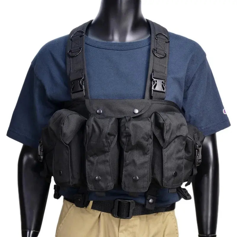 Chest Rig Tactique Universel – 7 Poches – Tissu Renforcé 800D Ma boutique