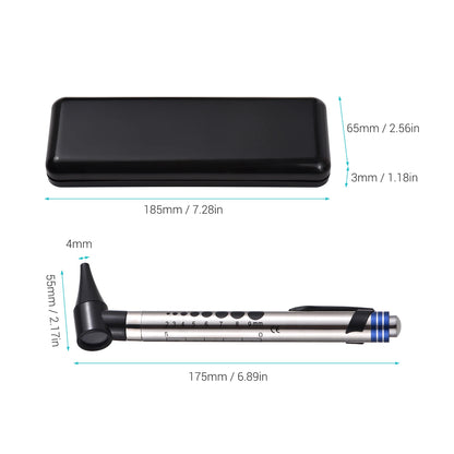 Kit de Diagnostic 2 en 1 – Otoscope et Outil de Diagnostic des Yeux avec Lumière LED et Embouts Remplaçables de 4mm - BLACKBEARD OUTDOOR INDUSTRIES