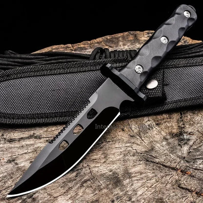 Voltron Tactical Straight Knife – Outdoor Camping Survival & Self-defense EDC Knife - BLACKBEARD OUTDOOR INDUSTRIES