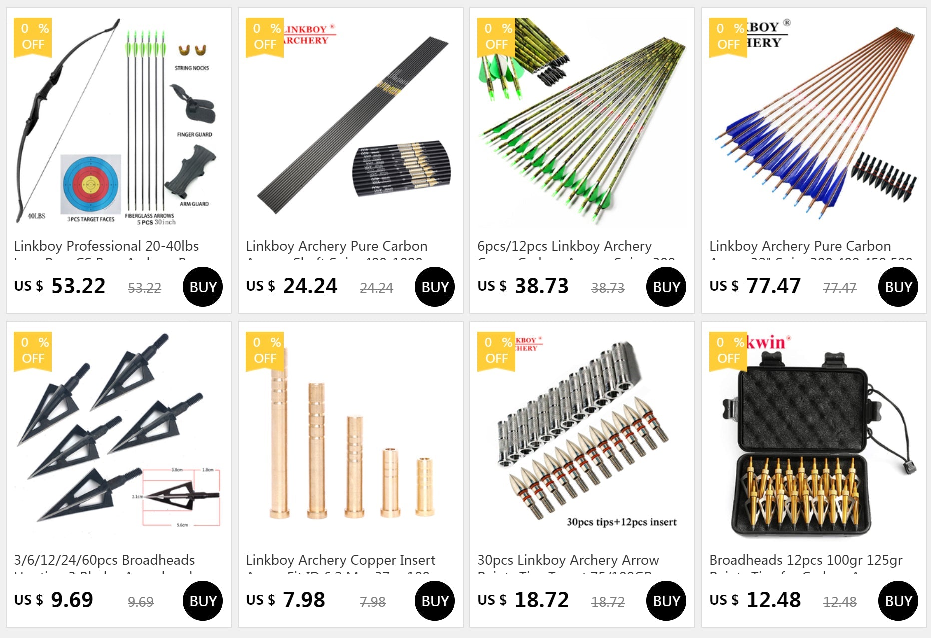 3/6/12/24/60pcs Broadheads Hunting 3 Blades Arrowheads Black Tip Steel For Bow And Crossbow Arrow Head Stainless Steel BLACKBEARD OUTDOOR INDUSTRIES